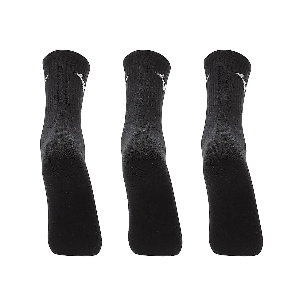 Miniatura Meia Cano Médio Mizuno Basic - Pacote Com 3 Pares Preto - 39-44