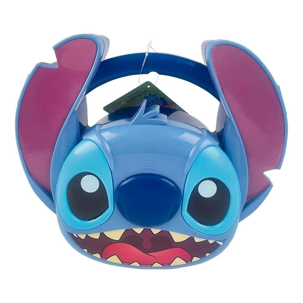 Maleta com Jogo da Memória de Pintar Stitch Desenvolve Concentração Azul Toyng