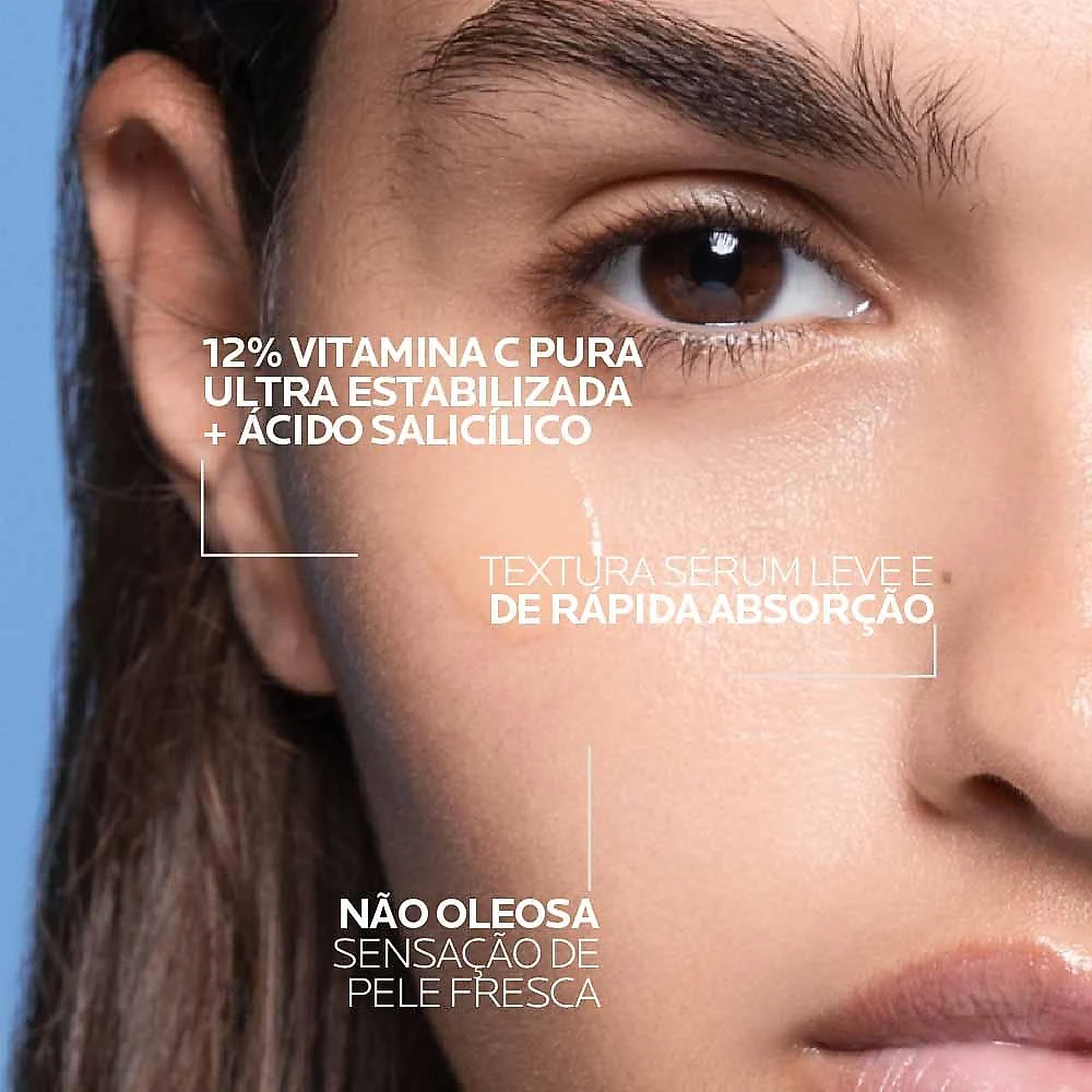 Sérum antirrugas la roche-posay - pure vitamin c12 oil control 15ml