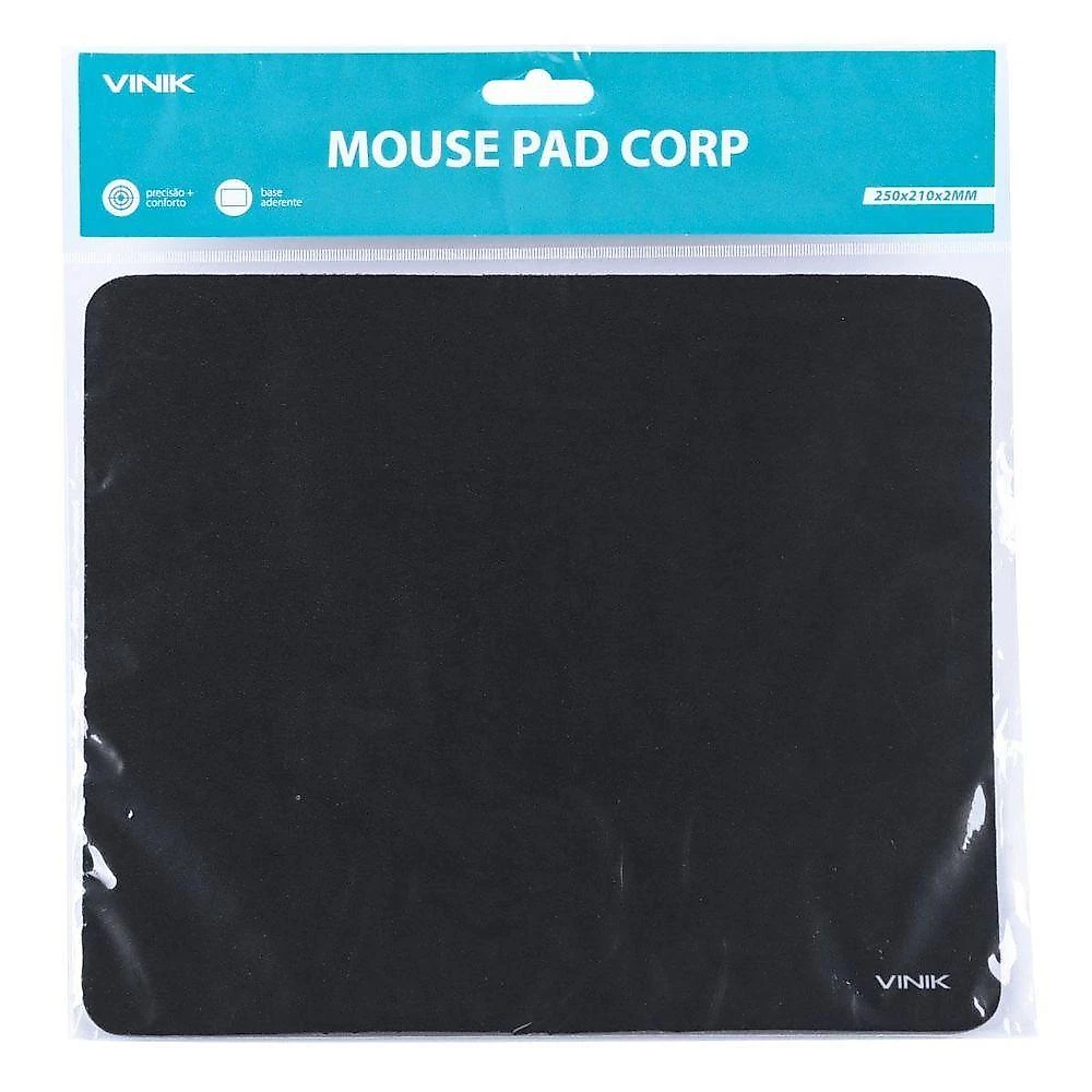 Mouse Pad Corp 250x210x2mm - Preto