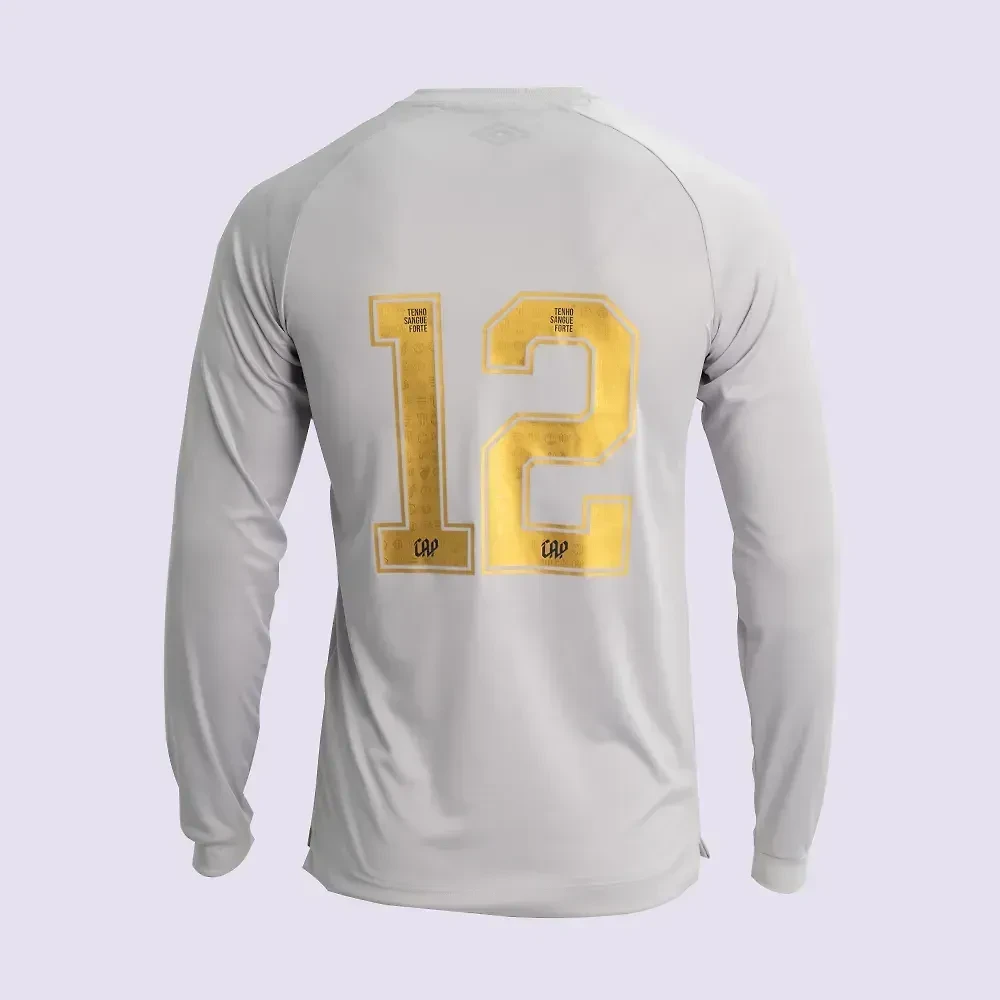 Miniatura Camisa Masculina Athletico Goleiro Oficial 2026 Cinza 2G