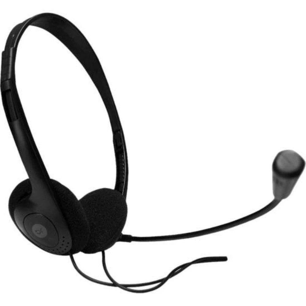 Headset Bright Office USB-C Microfone Alta Sensibilidade Plug And Play Preto