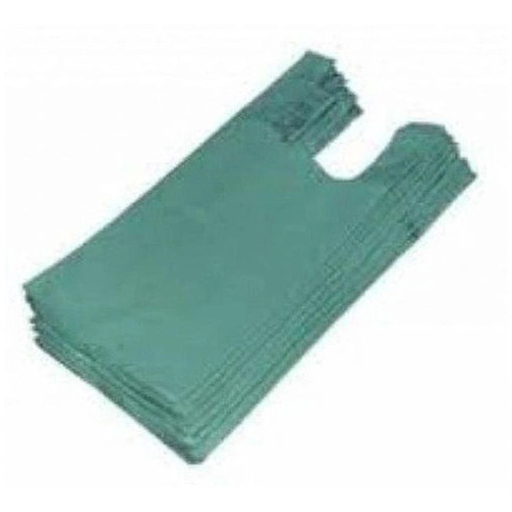 Sacola Plástica Reciclada 40X50 10KG Aprox. 720 Unidades Verde Higipack