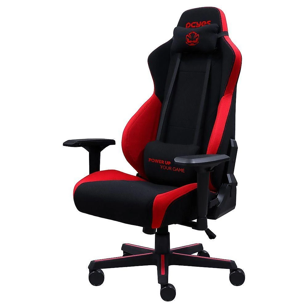 Cadeira Gamer Pcyes Mad Racer V8 Turbo Encosto Reclinável Vermelha e Preta