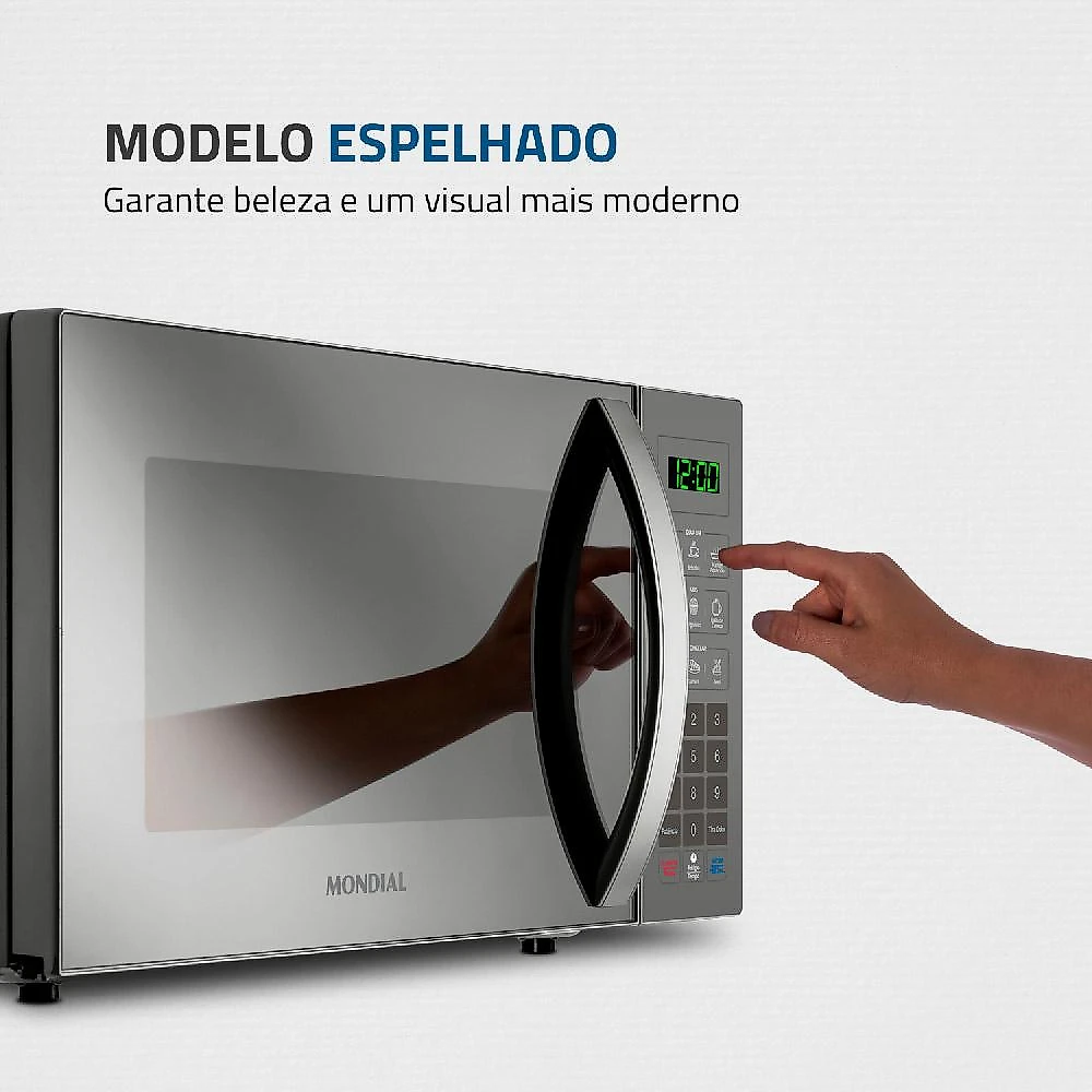 Micro-ondas 34L Mondial MO-02-34-E Prata 127V 127V