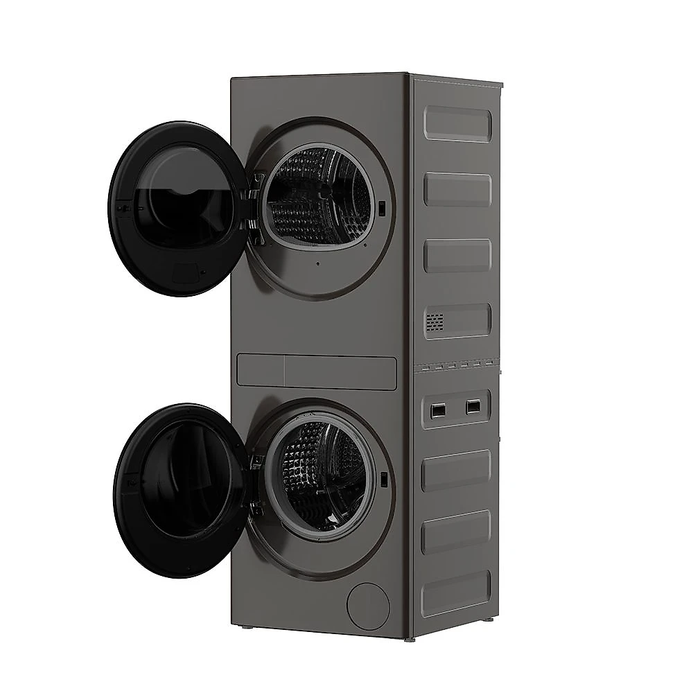Lava & Seca 14 Kg Brastemp B= Tower Titânio com Lavagem e Secagem Inteligente - BNT14AS 110