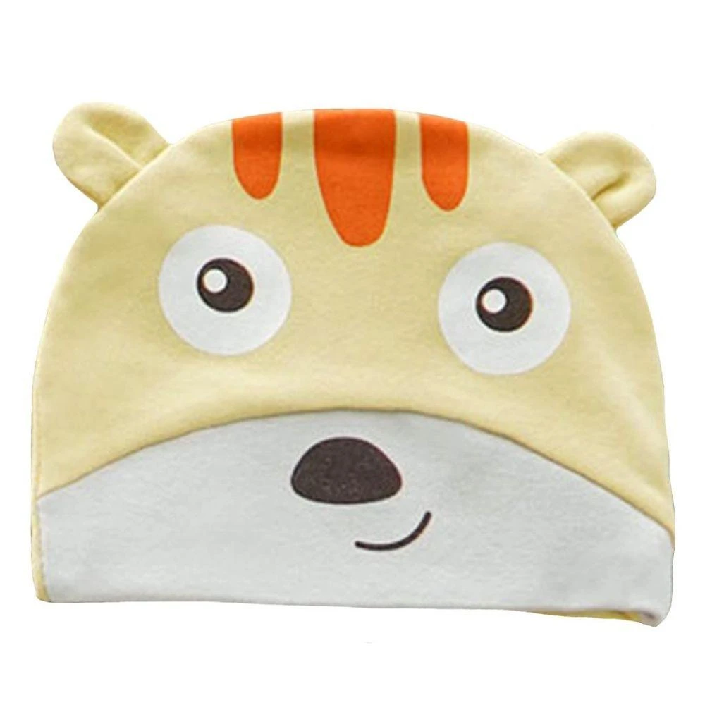 Gorro Fantasia Para Bebê 17x14cm Leão Amarelo
