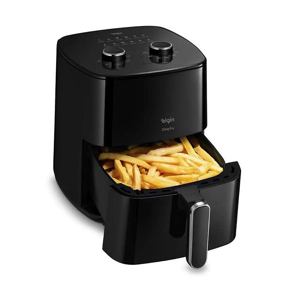 Fritadeira Air Fryer Elgin AFG50 42AFG5001000 5L 1500W Preto 110V