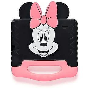 Tablet Infantil Multi Minnie NB414 7” Android 13 Quad-Core 64GB Preto/Rosa