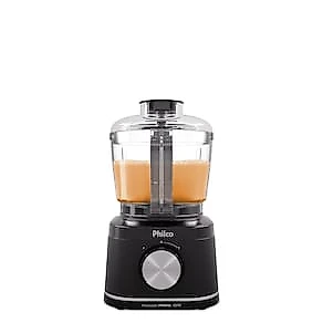 Processador de Alimentos Philco PMN04A 420W 500ml Trava de Segurança Preto 110V