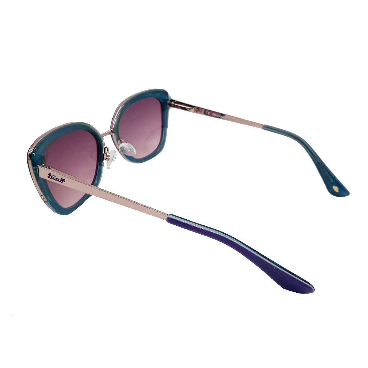 Miniatura Óculos De Sol Lilica Ripilica Roxo E Verde Slr124