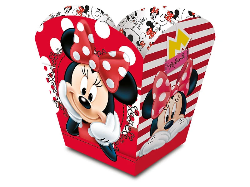 Cachepot Minnie Vermelha Disney 8 unidades - Regina Festas