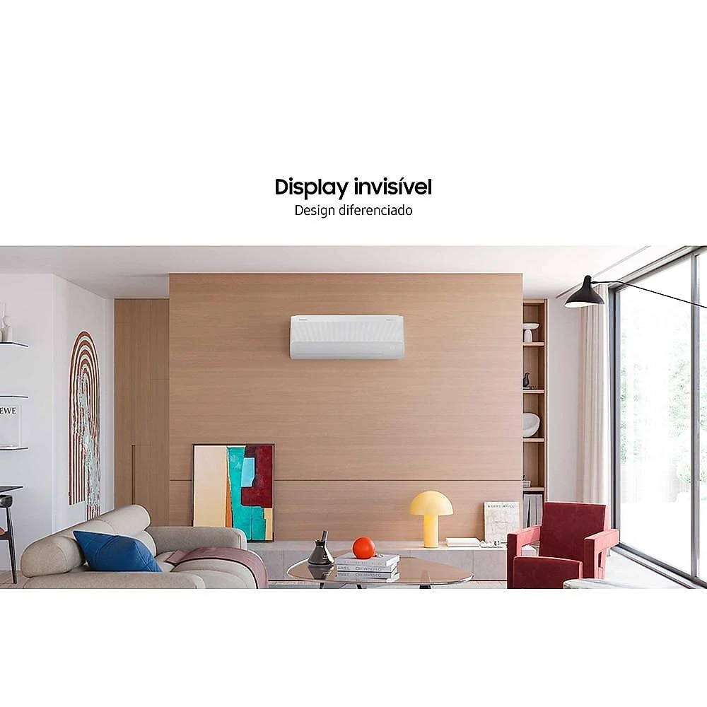 Ar-Condicionado Split Inverter 18000 BTUs Samsung WindFree AI Wi-Fi High Wall Quente e Frio AR60F18C1AWNAZ/AR60F18C1AWXAZ 220V