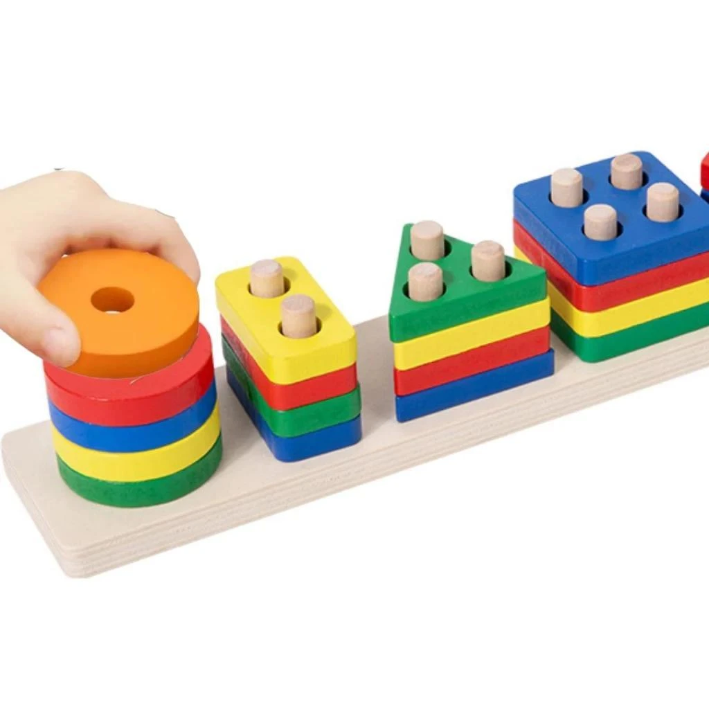 Brinquedo Educativo Encaixe Madeira Brinquedo Bebê Brinquedo