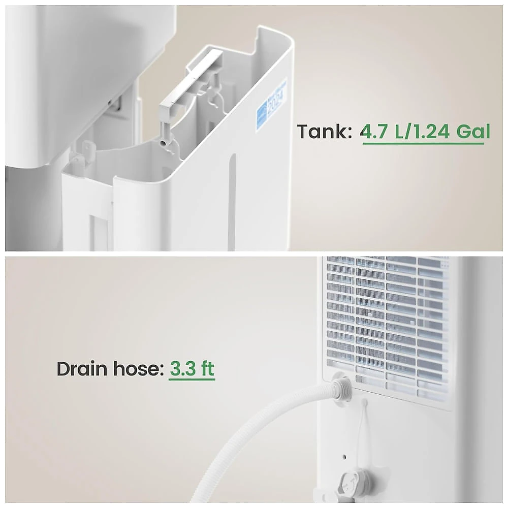 Desumidificador Waykar 56,78 Litros para Casa, Porão, Ambientes Amplos de até 557 m². Autodescongelamento, Ultrassilencioso 40 dB, Modo Eco.