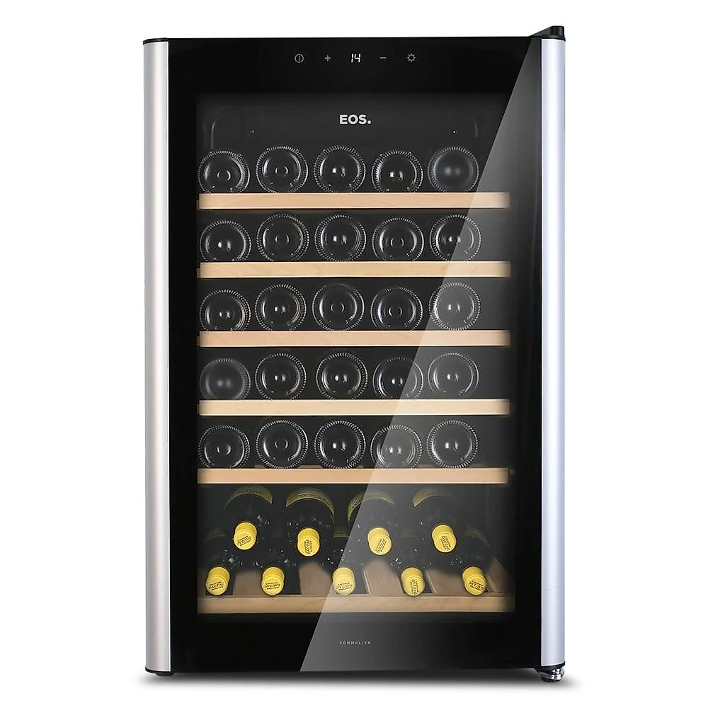 Kit EOS Beer & Wine: Cervejeira EOS Bierhaus 115 Litros Frost Free com Compressor ECE131 220V + Adega Climatizada 49 Garrafas EOS Sommelier com Pai...