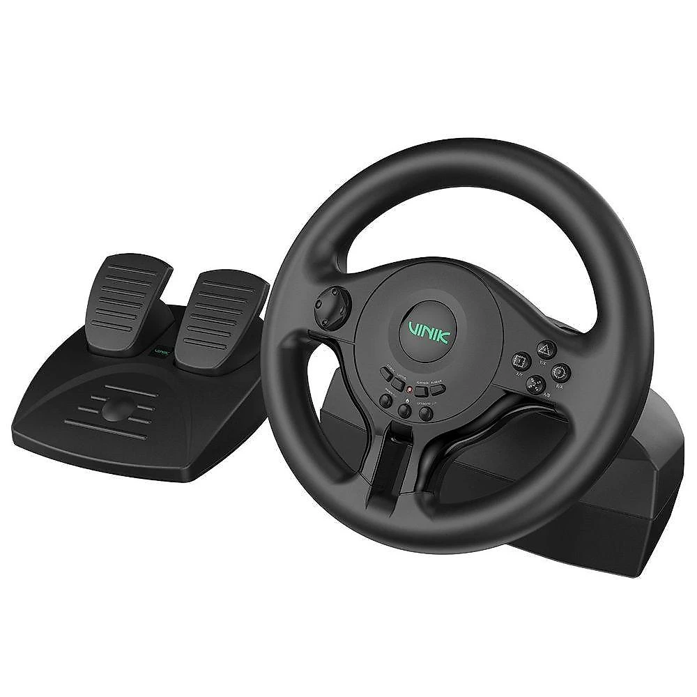 Volante Gamer Com Pedal Gw180 Vinik Para Pc - Ps4 - Xbox - Switch
