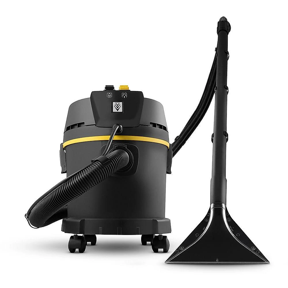 Lavadora extratora kärcher se 4 black 1600w 5 em 1 para estofados e carpetes 110v