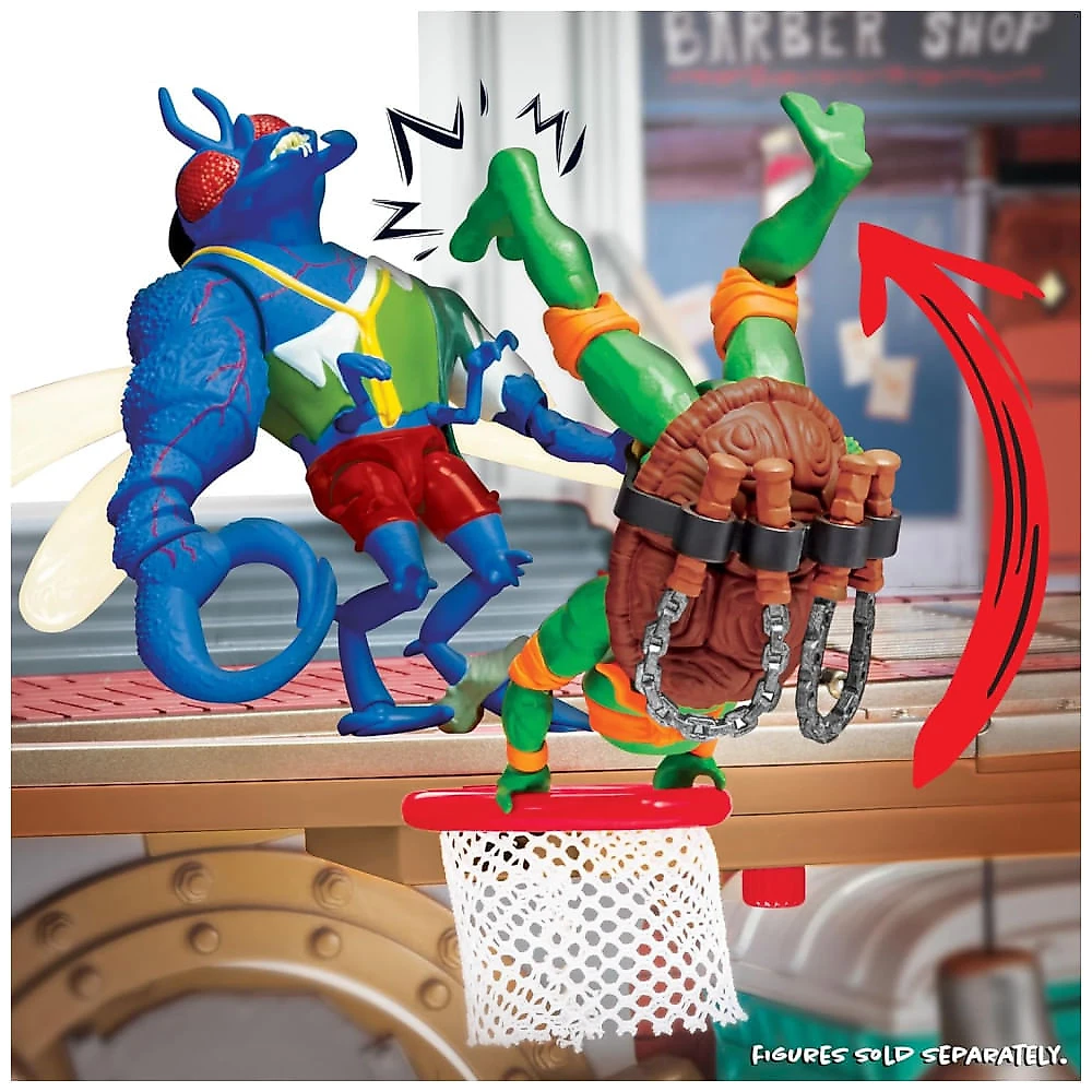 Conjunto de Brincar As Tartarugas Ninja: Covil no Esgoto - Mutant Mayhem da Playmates Toys 110v