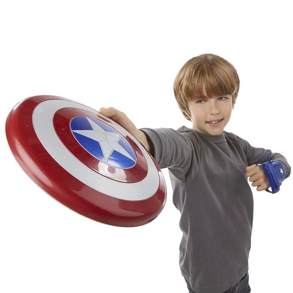 Luva E Escudo Magnéticos Capitão América - Avengers - Marvel - Hasbro