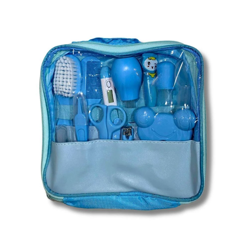 Kit Higiene para Bebê Kit 13 Cuidado Recém Nascido Essencial 13 Peças Azul e Rosa OEM
