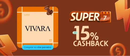 VIVARA COM ATÉ 15% DE CASHBACK
