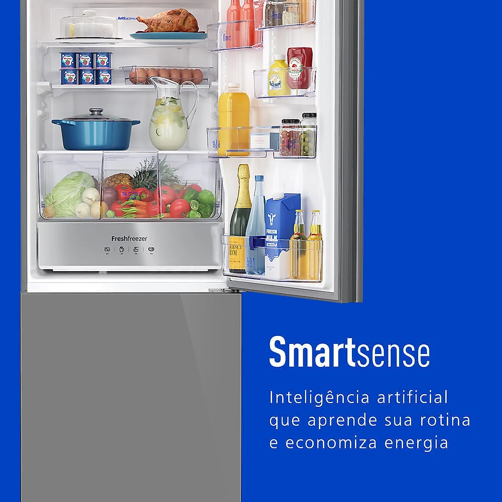 Geladeira Panasonic BB65 Diamond Glass Inverse Frost Free 467L Inverter A - NR-BB65GV7M NR-BB65GV7MA