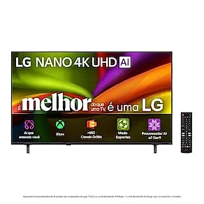 Smart TV 43" 4K LG 43NU850BPSA NANO AI WebOS 26 HDR10