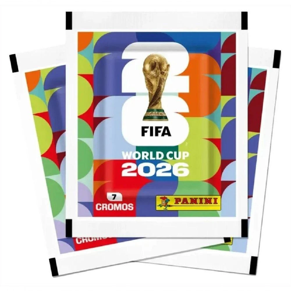 Kit Álbum Brochura e 60 Pacotes Figurinhas Copa do Mundo FIFA 2026 Panini