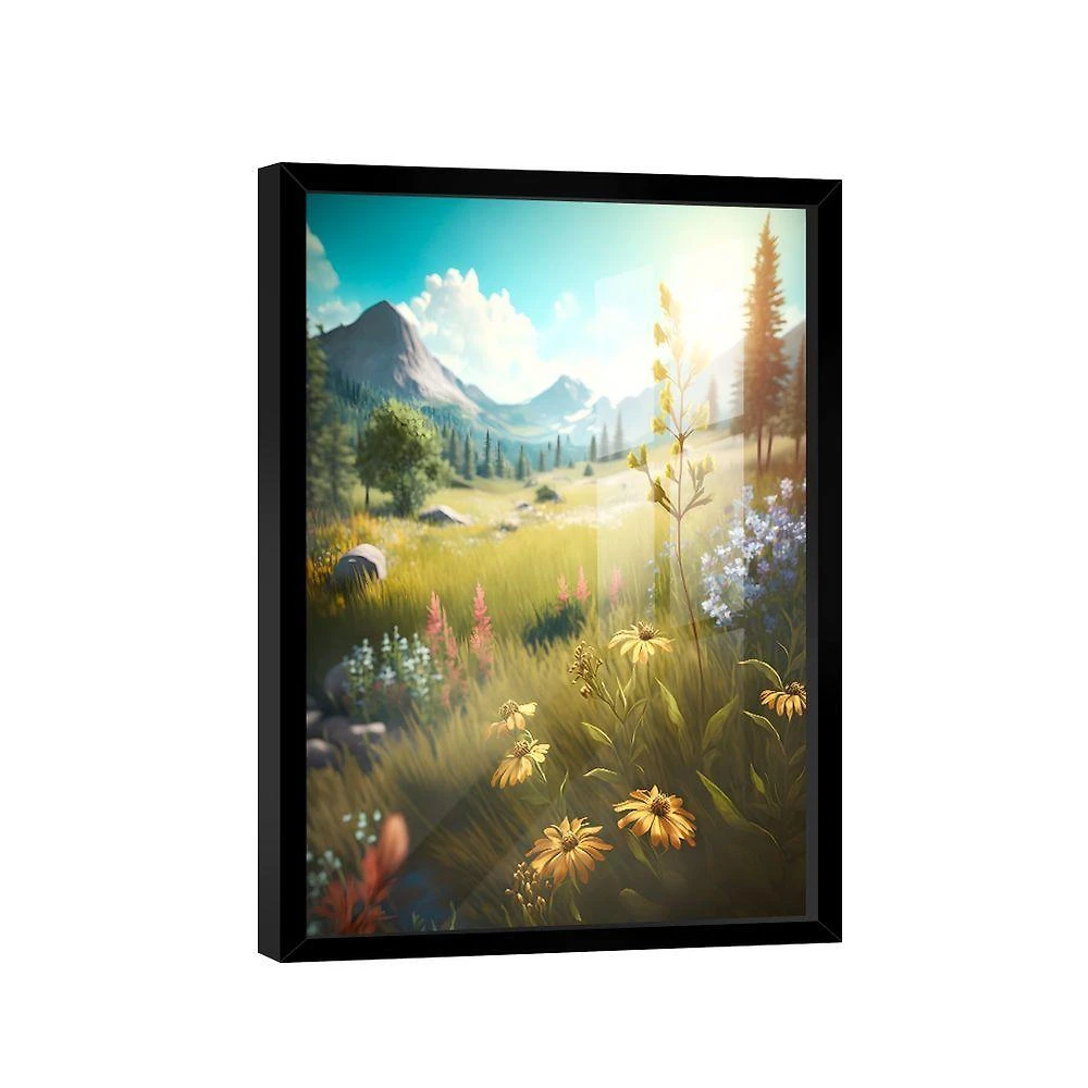 Quadro Campo Floral -- Br Artes