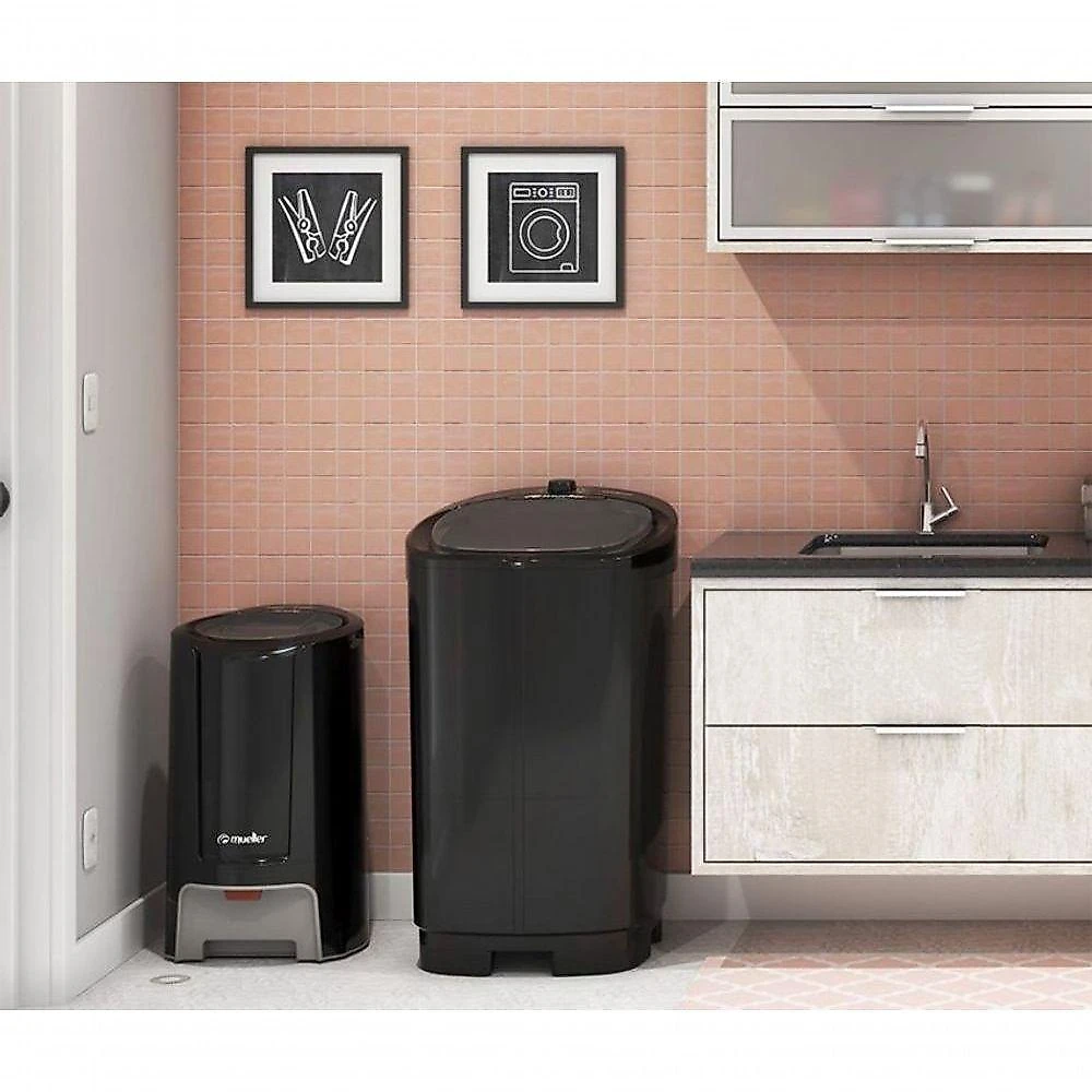 Lavadora Semiautomática Mueller Family Lite 10kg Preta 220v 220V