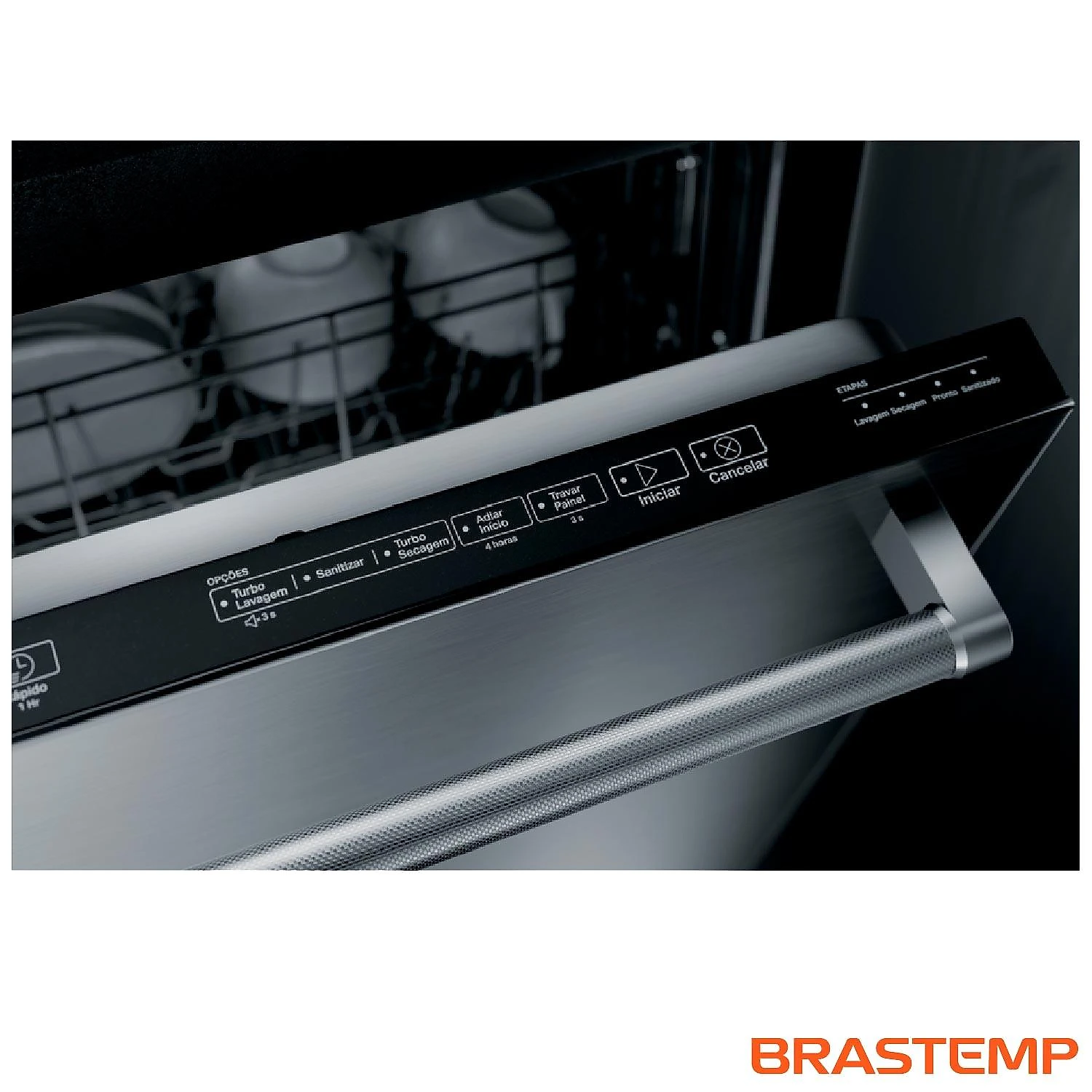 Lava-Louças de Embutir Brastemp Gourmand 14 Serviços Inox com Smart Sensor - BLB14GR 110