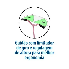 Bicicleta Infantil Bandeirante Aro 14 Unicórnio com Rodinhas Freio Tambor Quadro em Aço