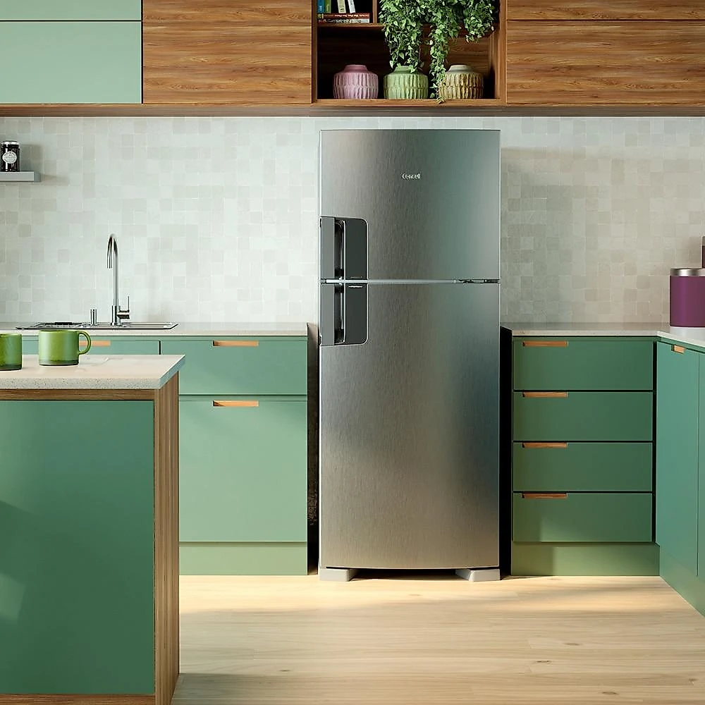Geladeira Consul Frost Free CRM50MK, 412 Litros, Cor Inox - 220V 220 Volts