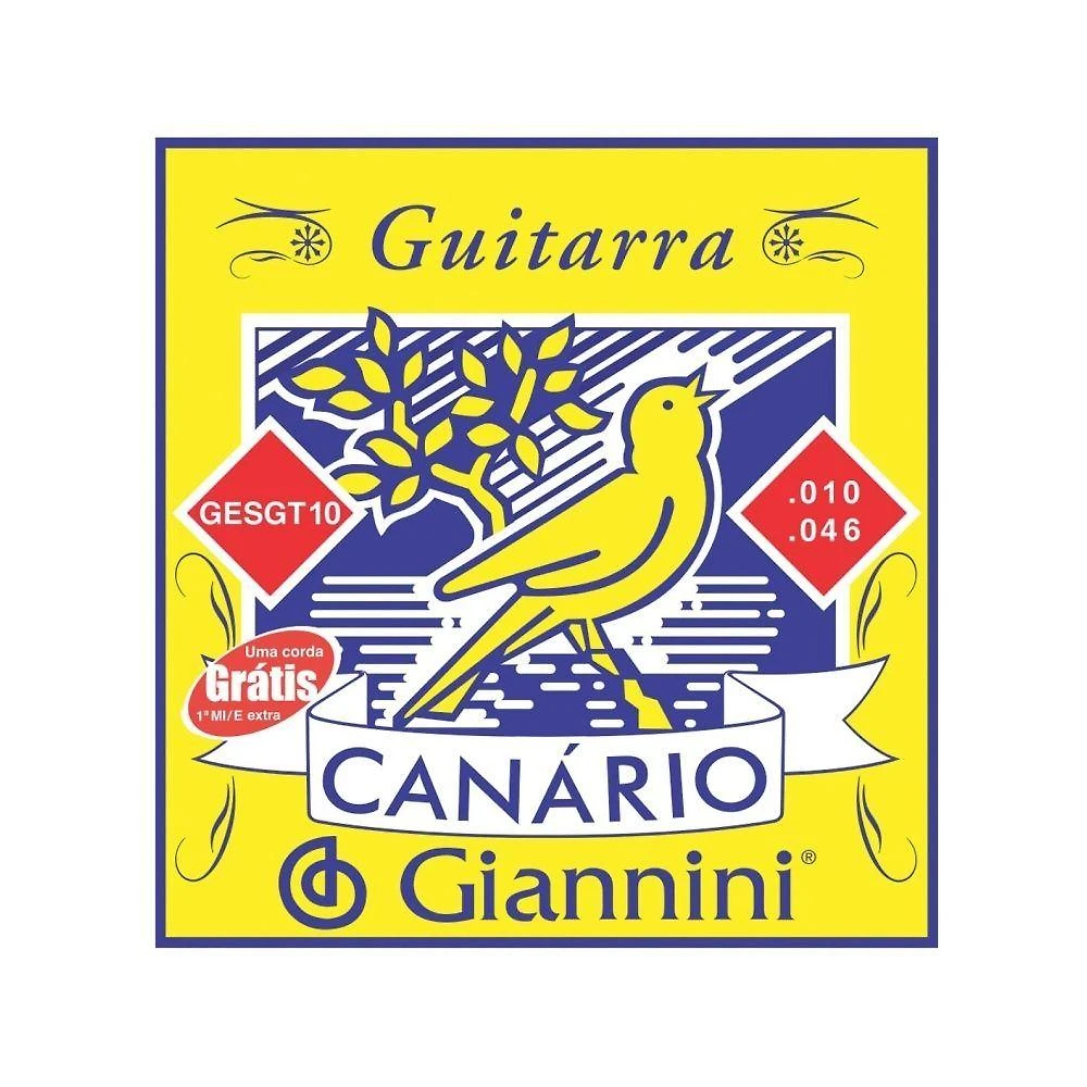 Encordoamento Para Guitarra Canario 0,10mm