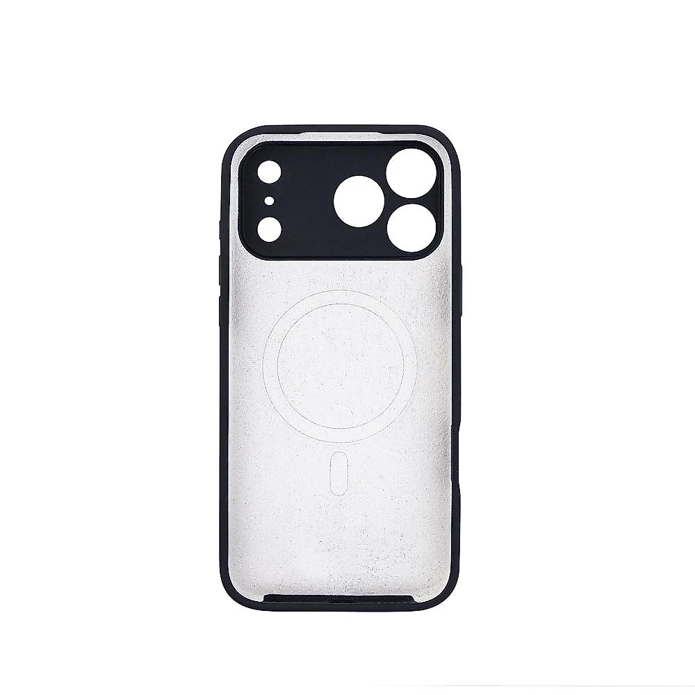 Capa iPhone 17 Pro Max Silicone Com Proteção de Câmera Originais iPlace, Preto
