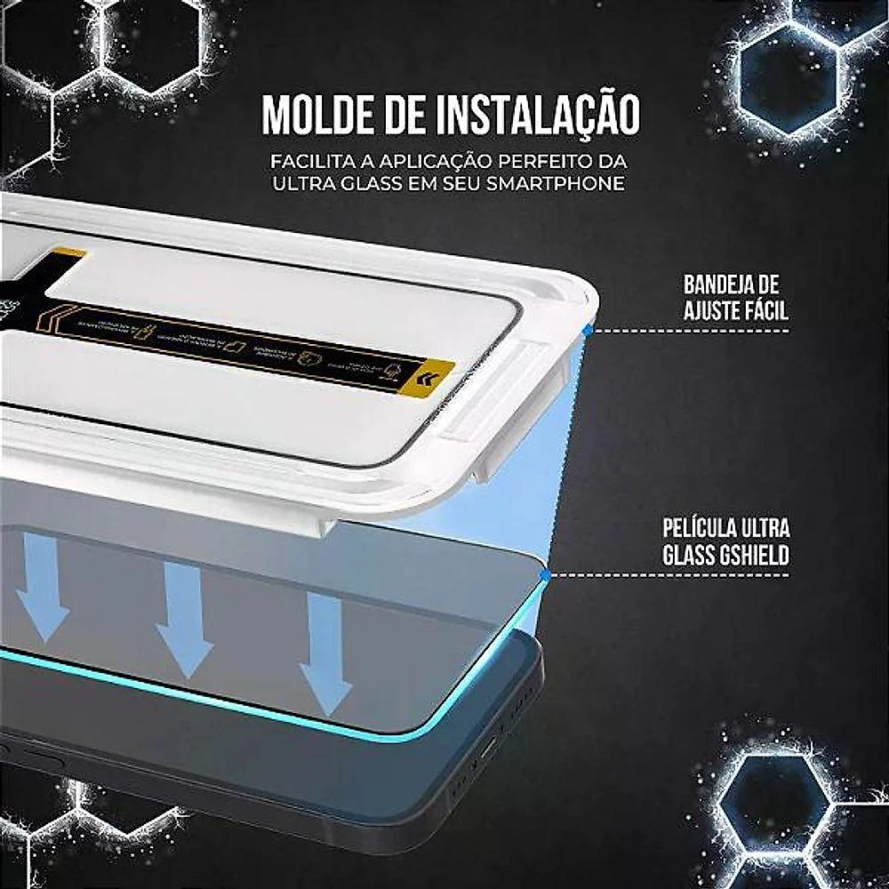 Película Para Iphone 17 Pro Max - Ultra Glass - Preta - Gshield