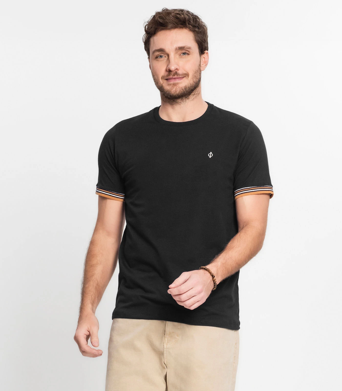 Camiseta Básica Masculina Diametro Preto