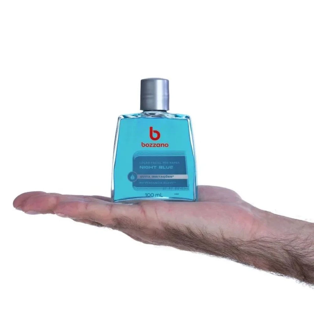 Miniatura Loção Pós Barba Bozzano Night Blue Mentol 100ml