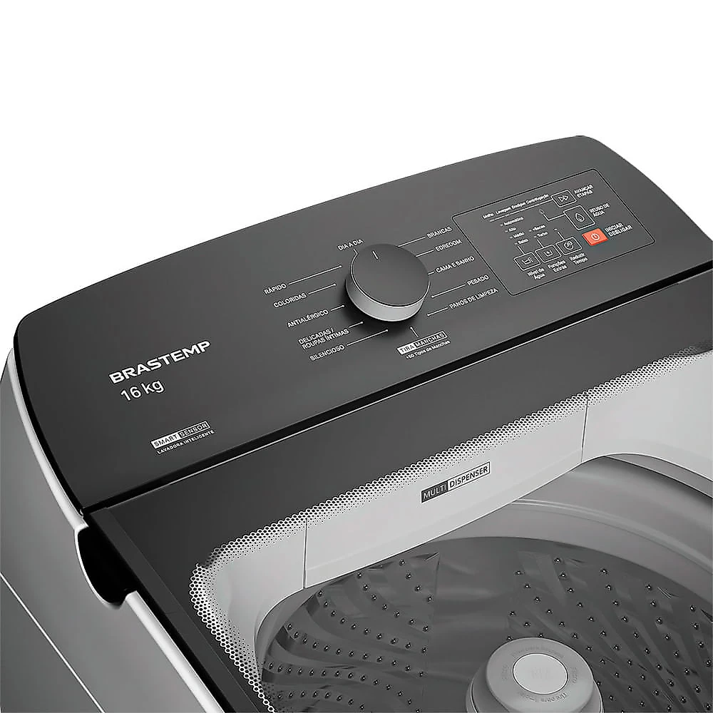 Máquina de Lavar BWF16AB 16Kg Tira Manchas Advanced Brastemp Branco - 110V