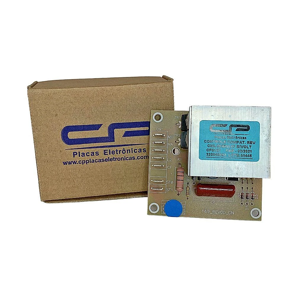 Placa Cp 0167 Controle Reversao Brastemp Motor Bivolt 326046994/ 326046995/ W10670148 Bivolt