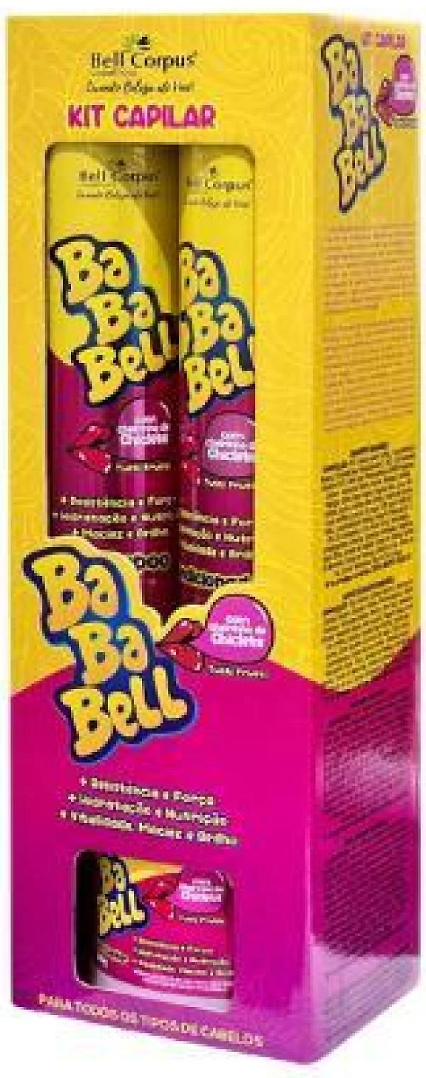 Miniatura Kit Bababell - Shampoo, Condicionador, Máscara, Finalizador