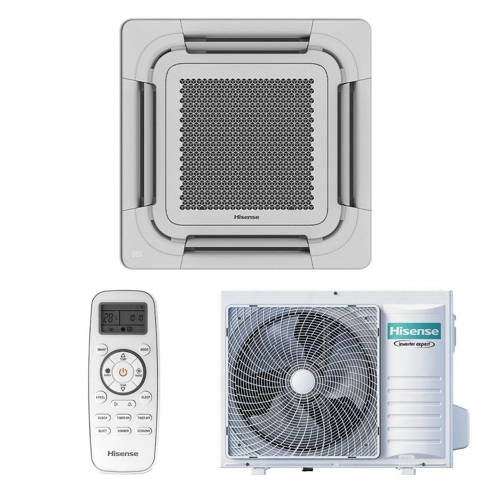 Ar Condicionado Cassete Hisense 24000 BTUS Frio Inverter 220V AUC-24TR2RJC3E