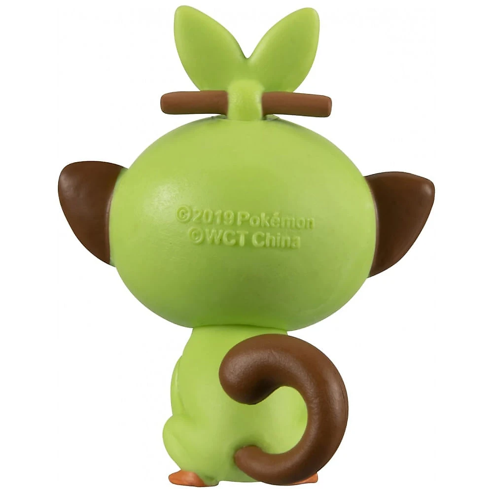 Conjunto figuras Pokémon tipo Grama 3 peças Ludicolo 11 cm, Ivysaur 8 cm e Grookey 5 cm Jazwares
