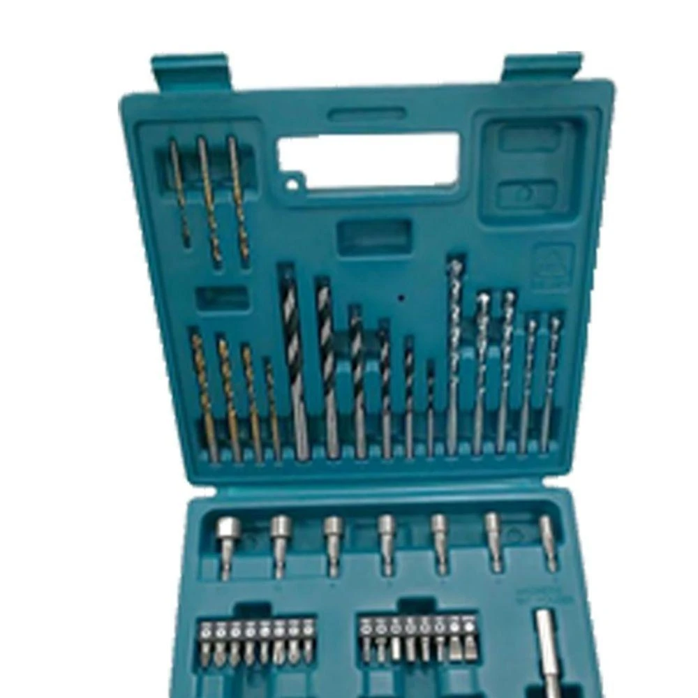 Kit de Acessórios Makita E-11829 com 60 Peças para Brocas e Bits em Madeira Metal e Concreto