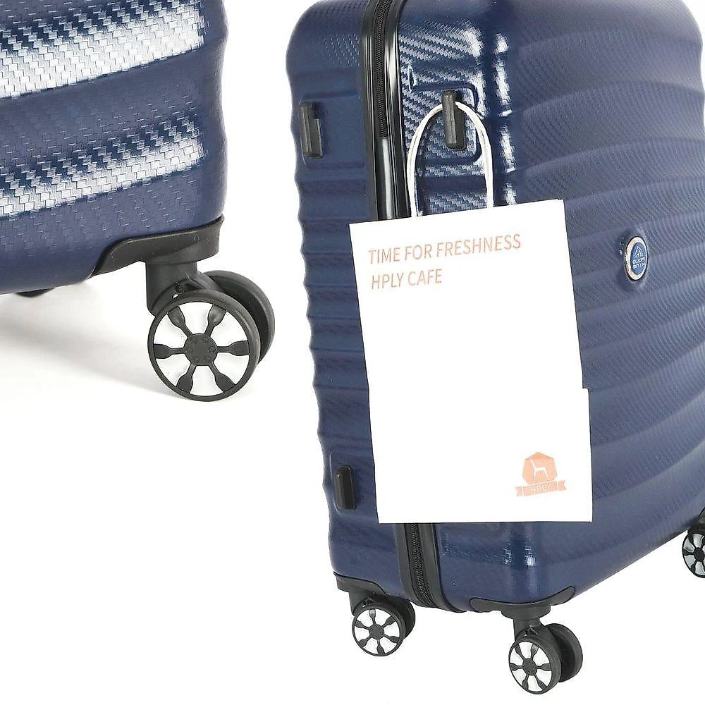 Mala Bordo 10kg De Mão Viagem Expansiva Policarbonato Rodas Duplas 360º - Colorado - Polo King Azul