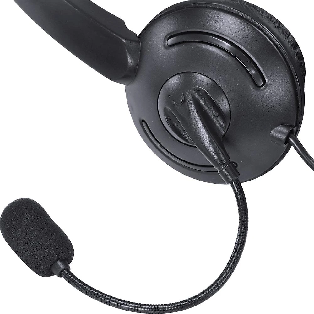 Fone headset usb microfone preto vinik 1
