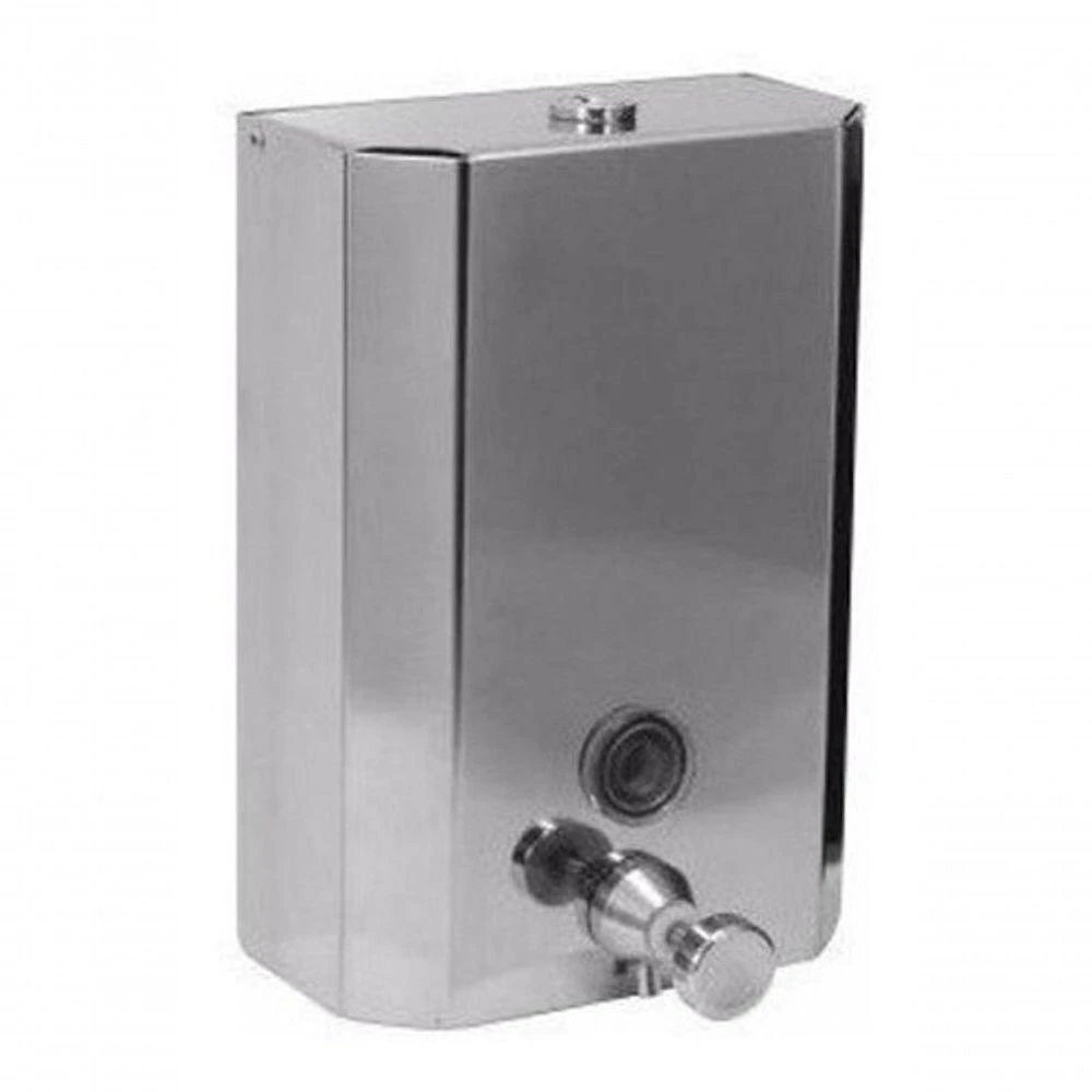 Saboneteira J16 2L em Aço Inox AISI 304 com Fechadura para Parede Inox Higipack