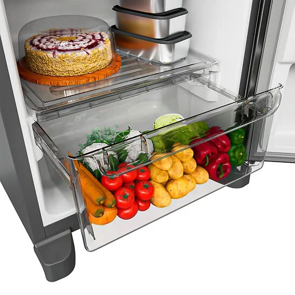 Geladeira Consul 377 Litros Frost Free Duplex - CRM44MK Inox - 110V