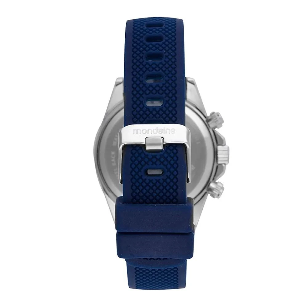 Miniatura Relógio Mondaine Cronógrafo Silicone Bicolor 32815G0MVNI3